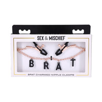 SS S&M Brat Charmed Nipple Clamps