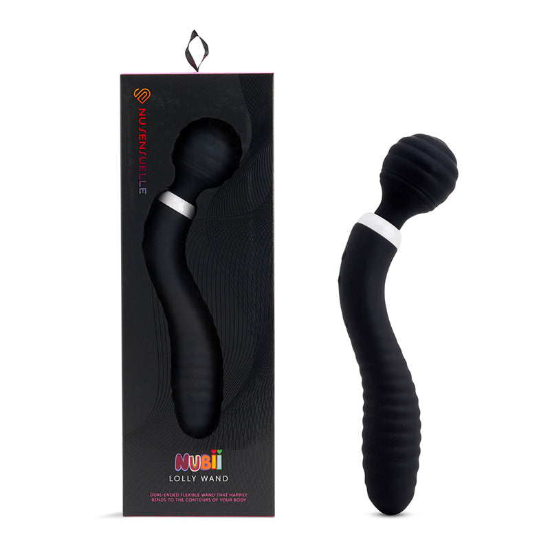 Nu Sensuelle Lolly Nubii Flexi Wand Blk