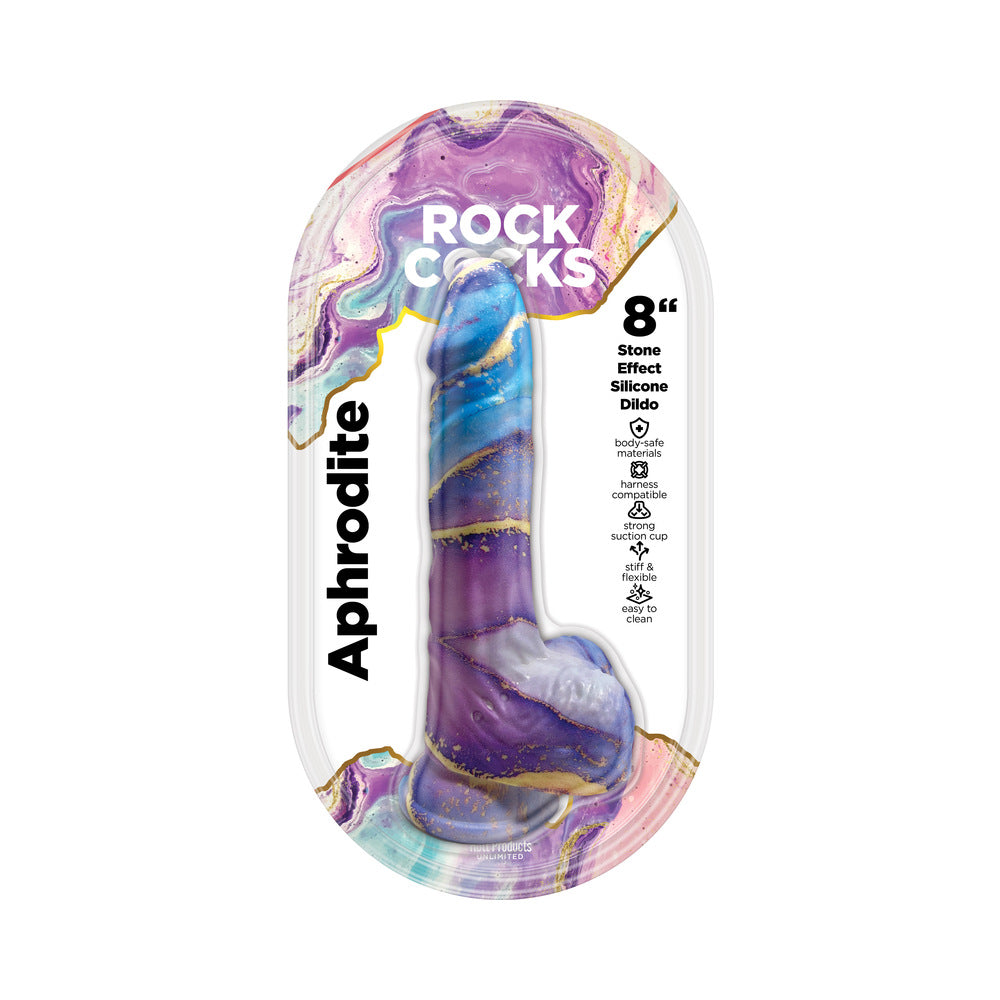 Rock Cocks Aphrodite Marble Dildo 8in