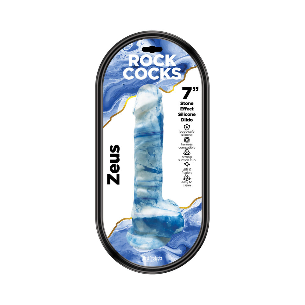 Rock Cocks Zeus Marble Dildo 7in