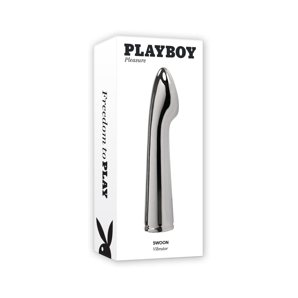 PB Swoon Rechargeable Vibrator Alum Plat