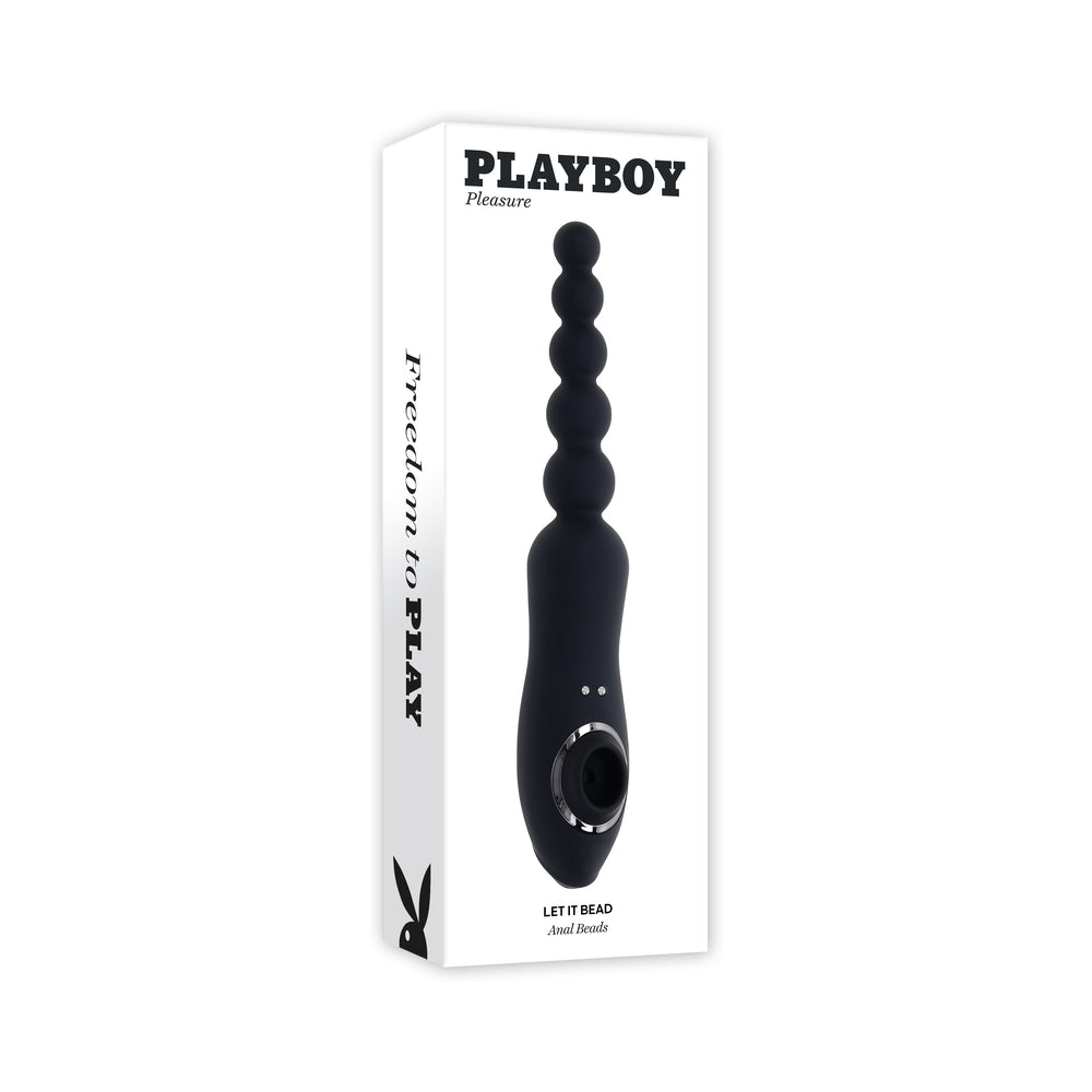 PB Let It Bead Rec Flex Anal Vibe W/Suct