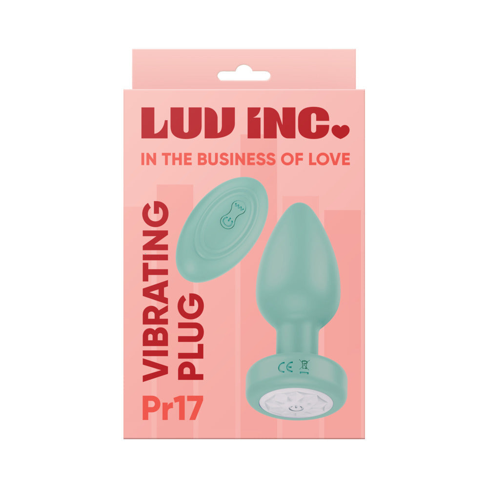 Luv Inc Pr17: Vibrating Plug W/Remote Gr