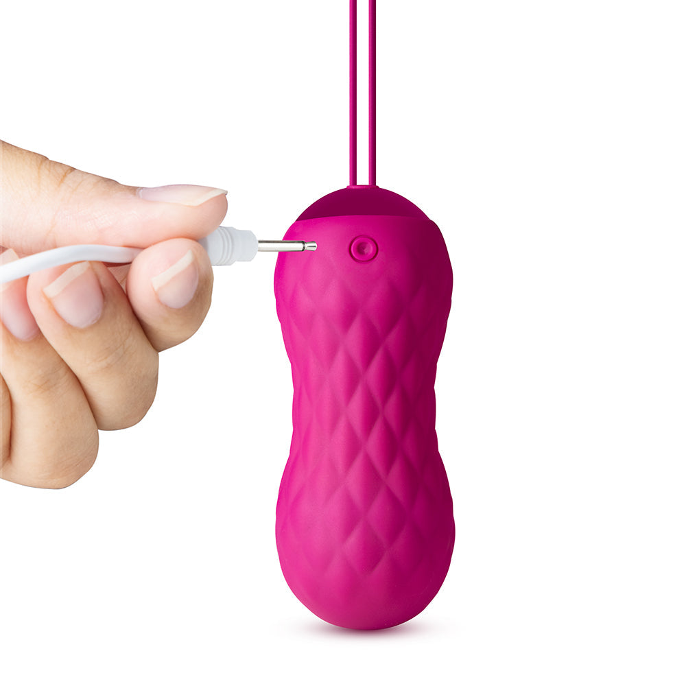 Blush Lush Carina Rechargeable Remote-Controlled Silicone Egg Vibrator Velvet