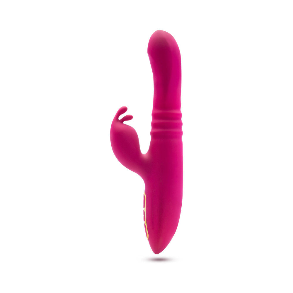 Blush Lush Kira Rechargeable Silicone Thrusting Rabbit Vibrator Velvet