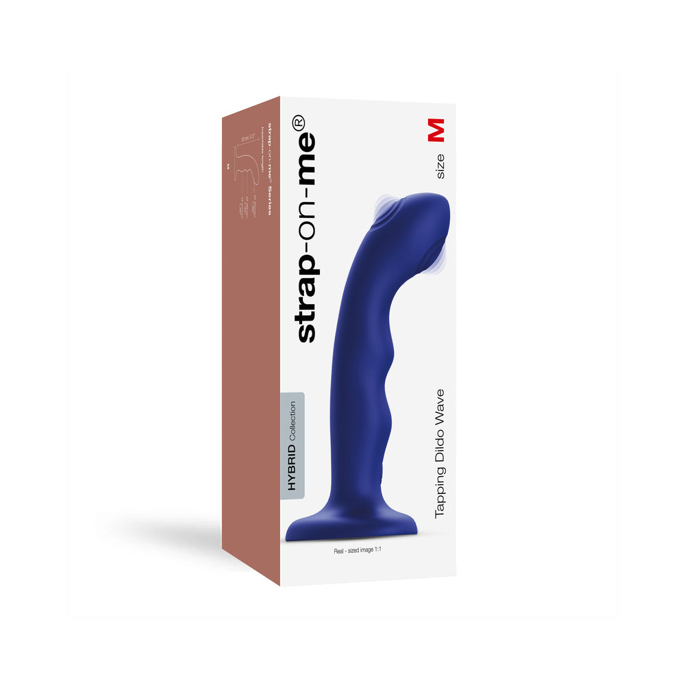 Strap-On-Me Tapping Dildo Wave Night Blu