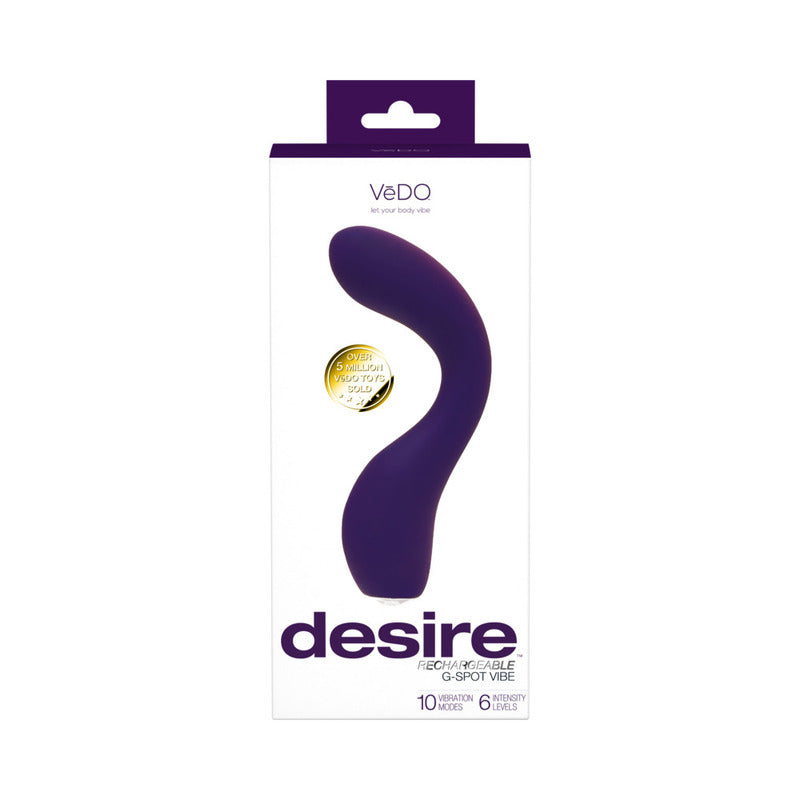 VeDO Desire Rechargeable Gspot Vibe Pu