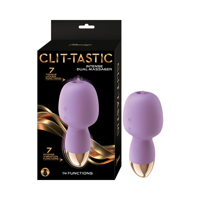 Clit-Tastic Intense Dual Massager Lavend