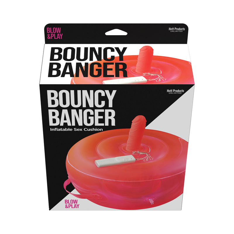 Bouncy Banger Inflata Cushion Vibe Dildo