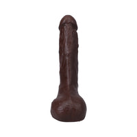 The Realistic Cock Squirting 9.5 in. ULTRASKYN Vac-U-Lock Dildo Chocolate