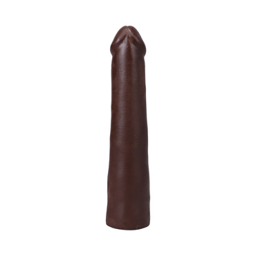 The Realistic Cock 9 in. ULTRASKYN Vac-U-Lock Dildo Chocolate