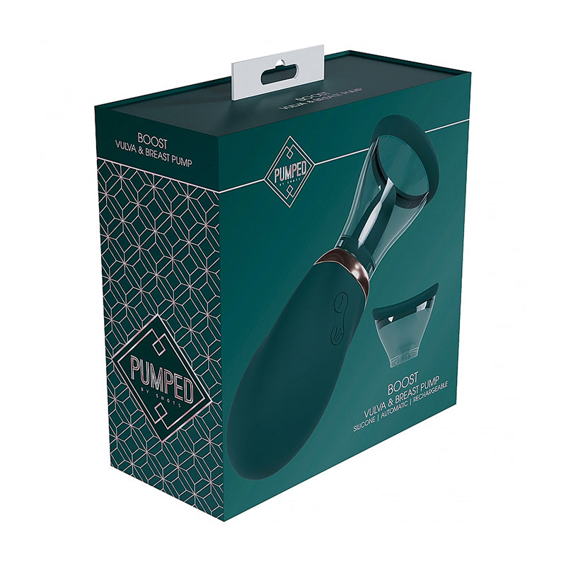 Pumped Boost Auto Vulva Breast Pump Grn