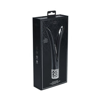 Royal Gems Dueling Queens Silicone Rechargeable Vibrator Black