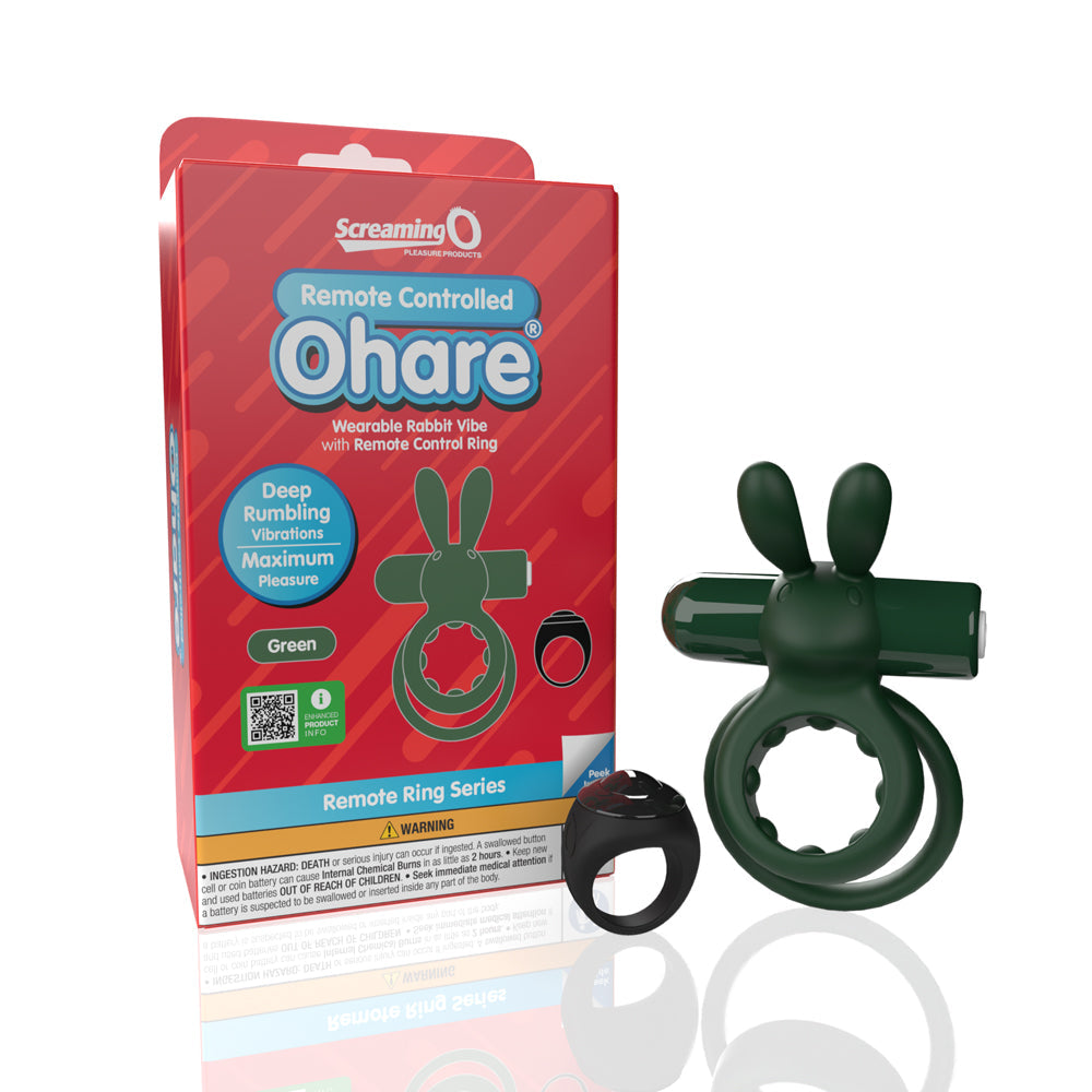 Screaming O Remote Ohare Vib Ring Green