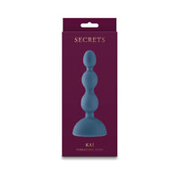 Secrets Kai Vibrating Anal Plug Dark Teal