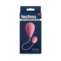 Techno Kandi App-controlled Insertable Vibe Pink
