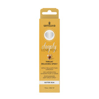 Sensuva Deeply Love You Throat Relaxing Spray Butter Rum 1 oz.