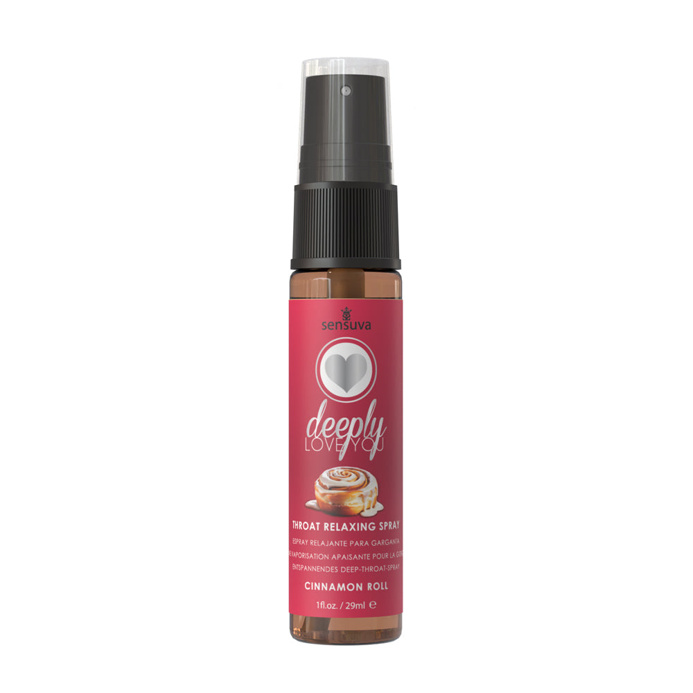 Sensuva Deeply Love You Throat Relaxing Spray Cinnamon Roll 1 oz.