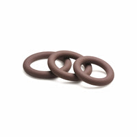 Jock Silicone Cock Ring Dark 3pc Set