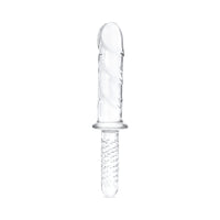 Glas 11 in. Girthy Cock Double Ended with Handle