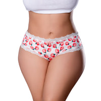MS Sweet Treats BoyShort &Lube Peach Q