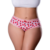 MS Sweet Treats BoyShort&Lube Strawb Q