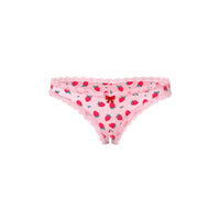Magic Silk Sweet Treats Crotchless Boy Short with Lube Strawberry S/M