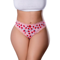 MS Sweet Treats CrotchThong&Lube Straw Q