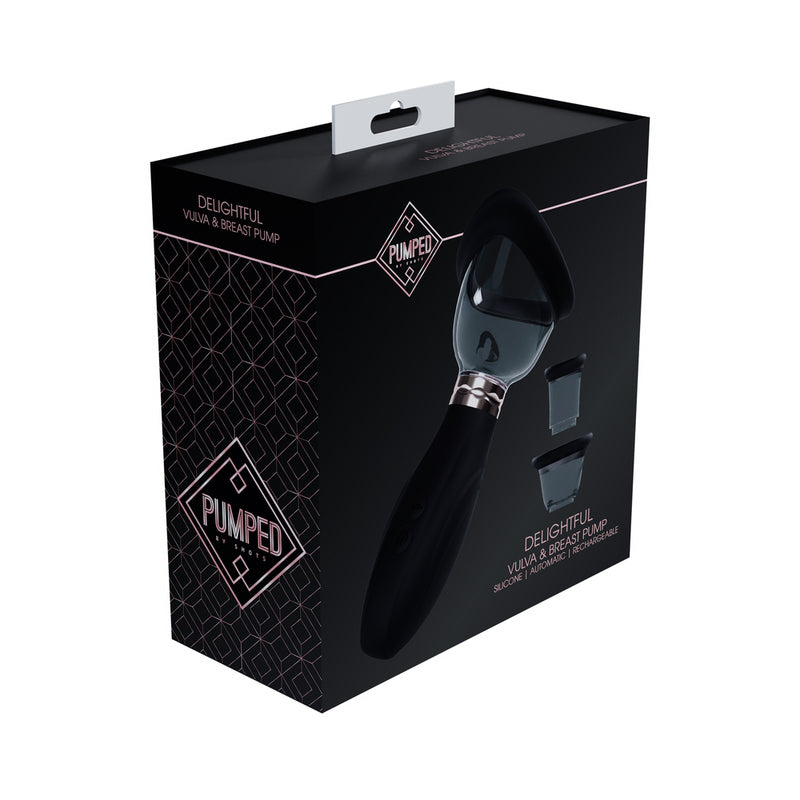 Pumped Delightful AutoVulvBreastPump Blk