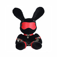 Shots Rabbit Bondage Velvet Stuffy Large Black