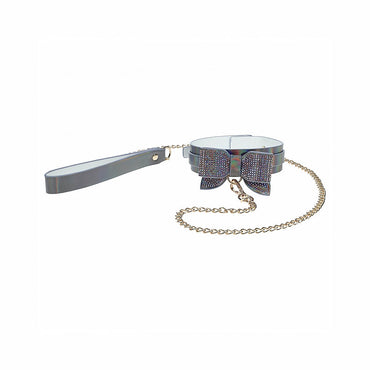 Ouch! International Paris Collection Collar with Leash Black