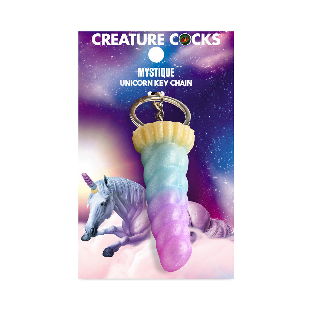 Creature Cocks Mystique Unicorn Keychain