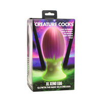 Creature Cocks XL Xeno Egg GITD Silicone