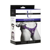 Strap U Bodice Deluxe Leather Harn Pur