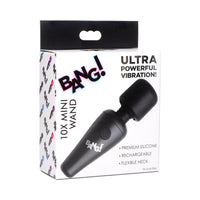 BANG! 10X Vibrating Mini Sili Wand Black