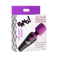 BANG! 10X Vibrating Mini Sili Wand Pur