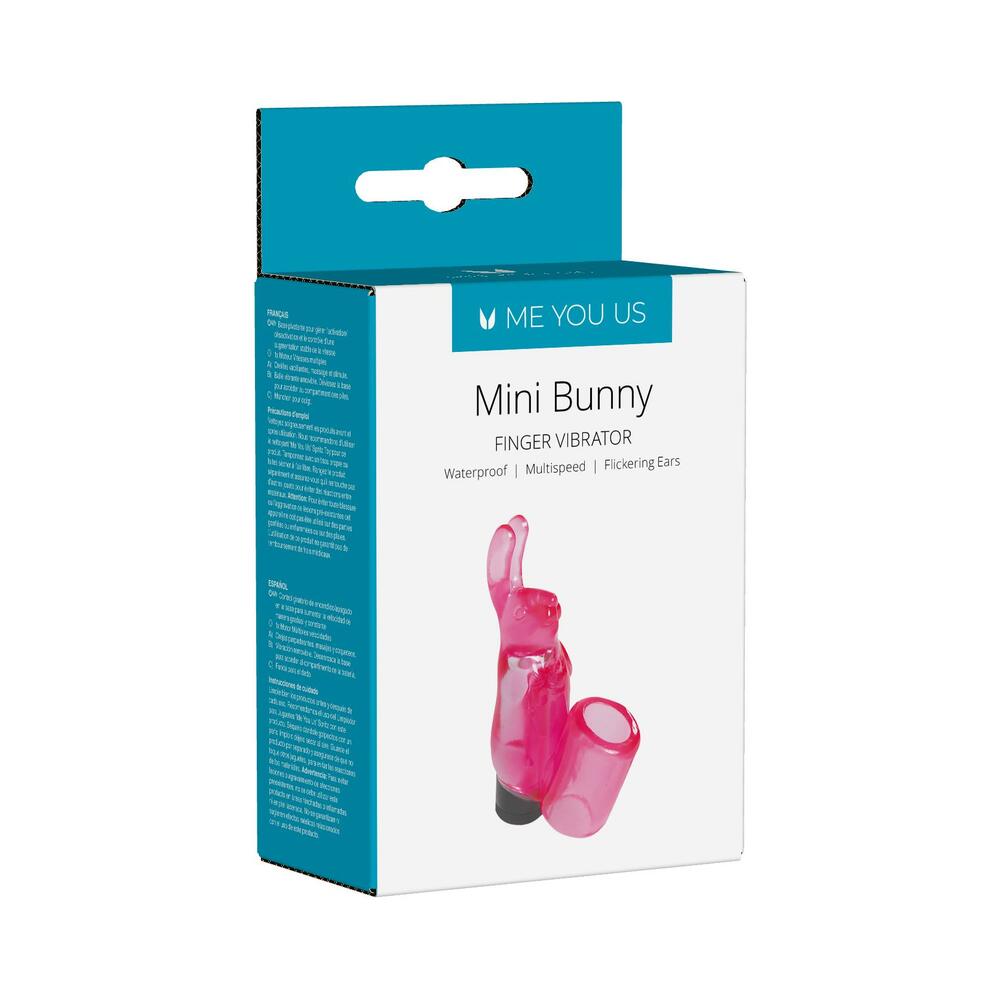 Me You Us Mini Bunny Finger Vibrator Pnk