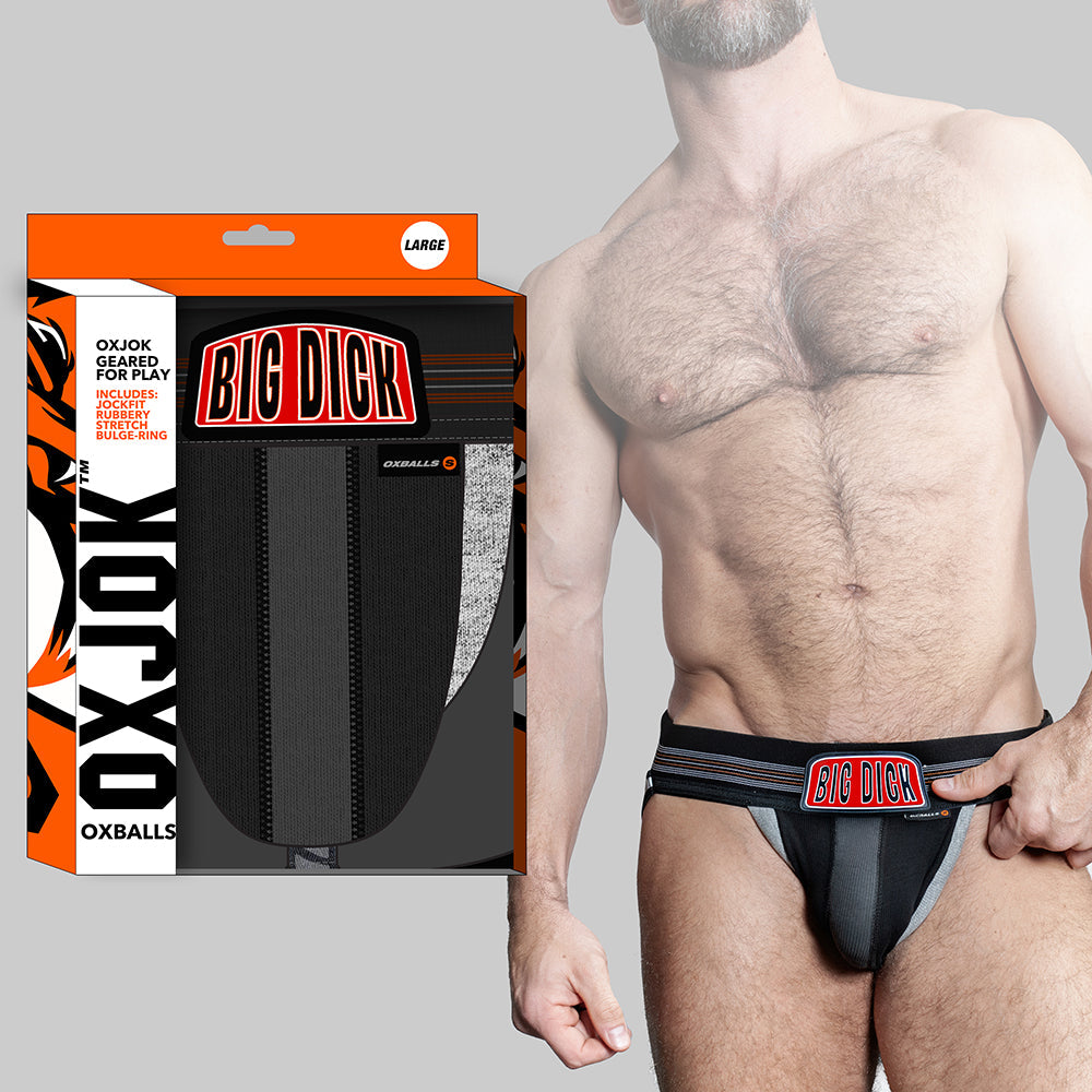 Oxballs Bulger Pumper-Sack Jock Black M