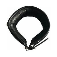 Rouge Leather Padded Collar Black