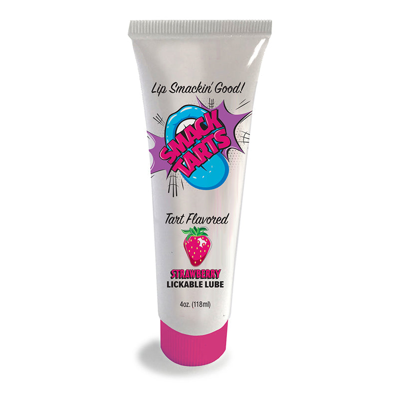 Smack Tarts Lickable Sour Strawberry Lube 4 oz.