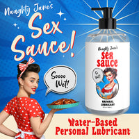 Naughty Jane's Sex Sauce Natural Lubricant 16 oz.