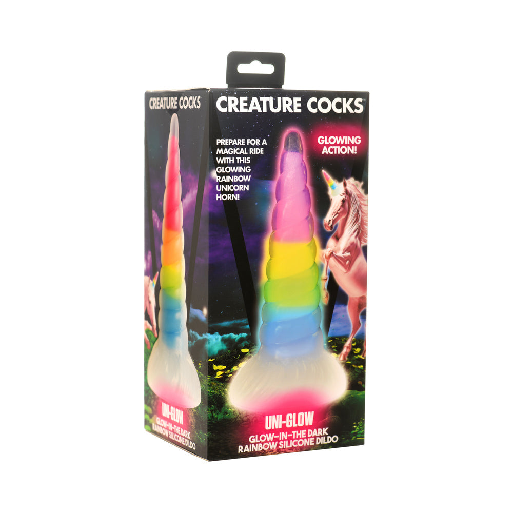 Creature Cocks Uni G.I.T.D Rainbow Dildo