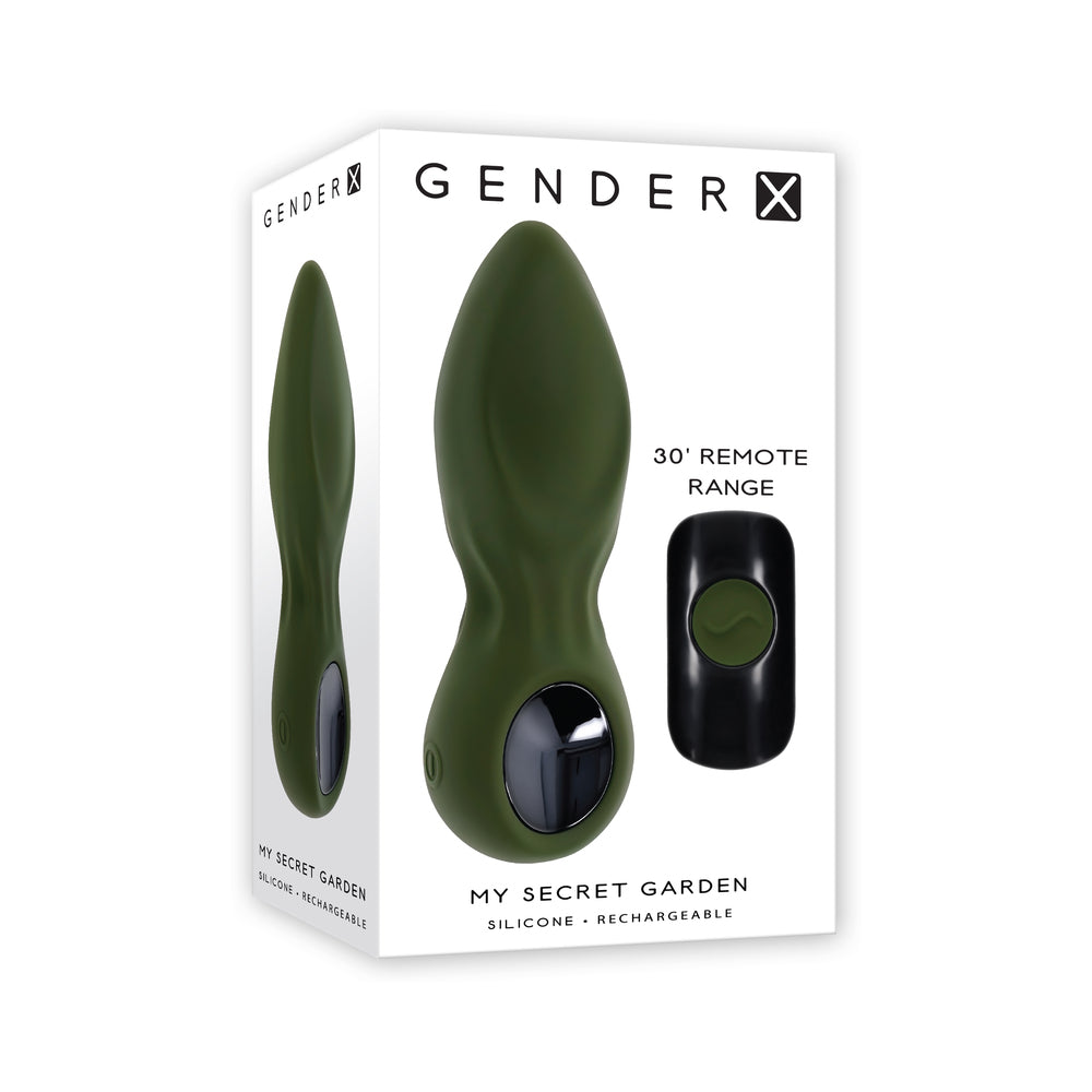 GX My Secret Garden Vib Anal Plug W/RC G