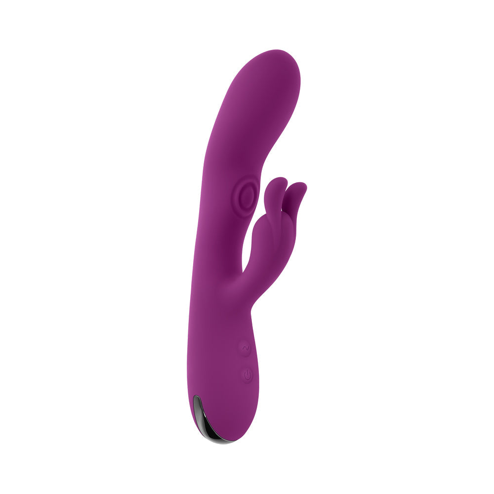 Playboy Busy Bunny Rechargeable Vibrating Dual Stimulator Vibrator Silicone Wild Aster