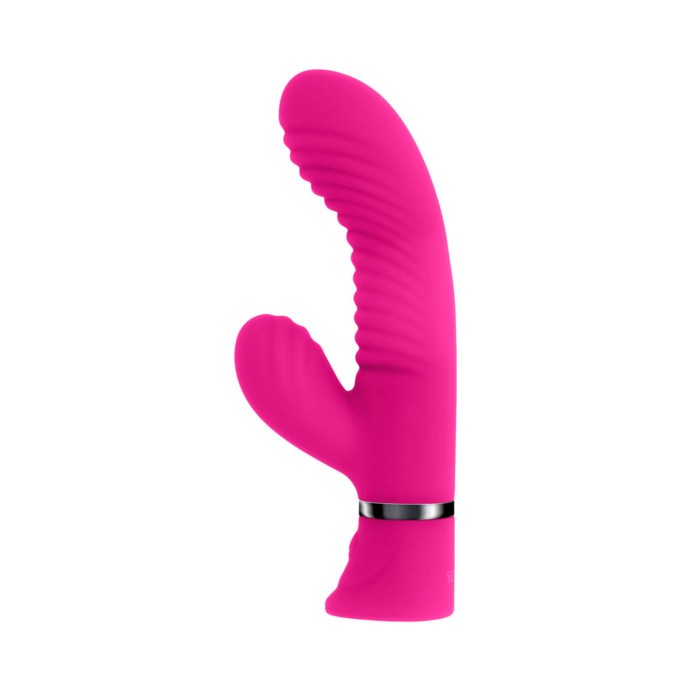 Selopa Next Wave Rechargeable Vibrating Dual Stimulator Silicone Pink