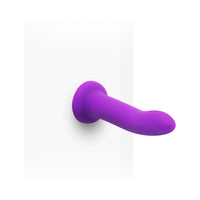 Together Duo 2-Piece 5/7 in. Silicone Dildo & Harness Set Purple