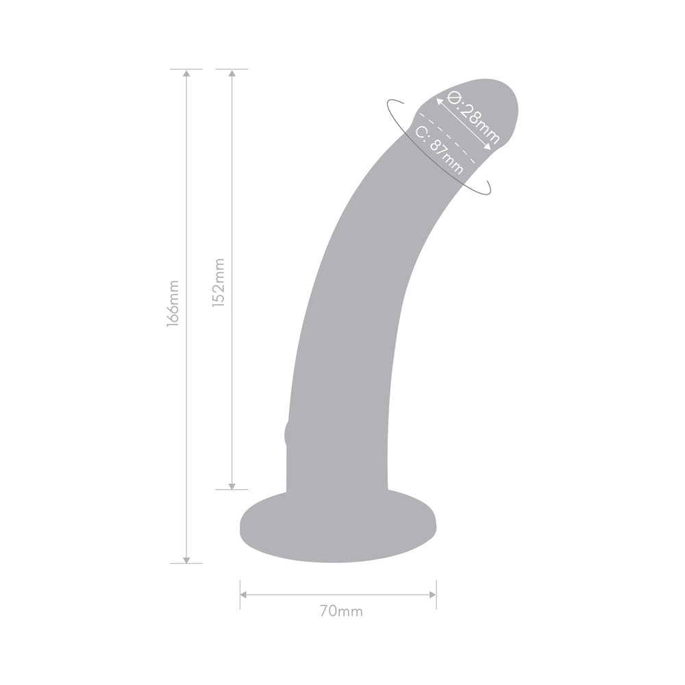 Together Tilt 7 in. Vibrating Silicone Dildo & Harness Set Purple
