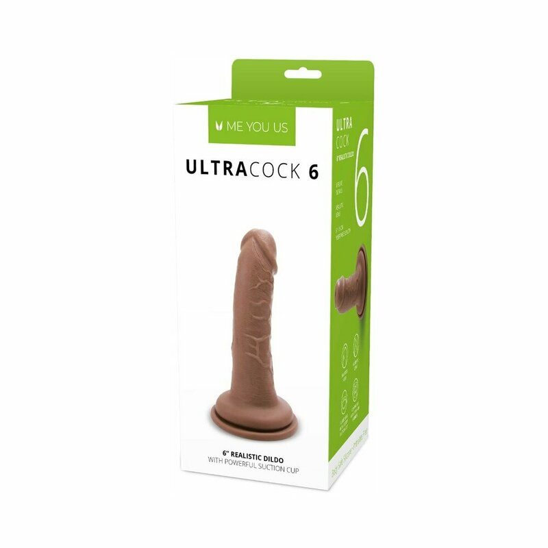 Me You Us Ultra Cock 6 in. Realistic Dildo Caramel