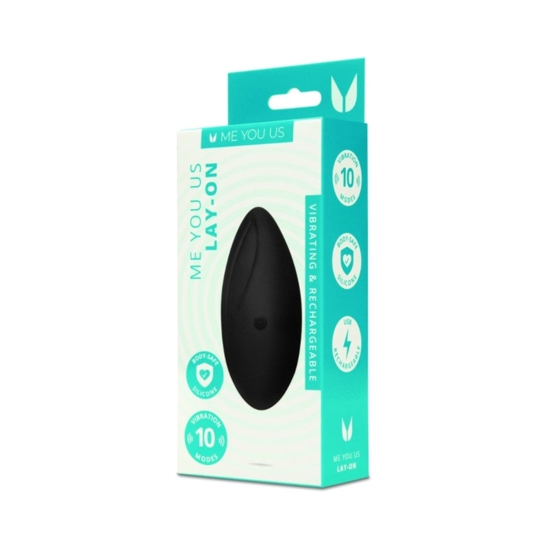 Me You Us Lay-On Vibrator Black