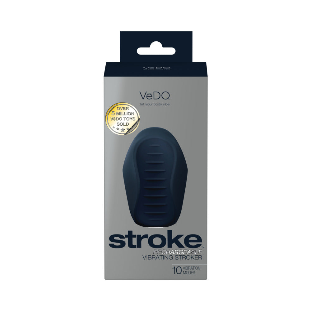 VeDO Stroke Rechargeable Vibrating Stroker - Black